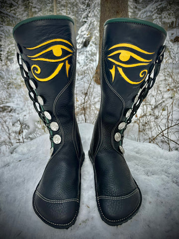 Eyes of Horus boots--8 button