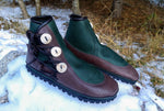 Teal (Forest Green) & Chocolate Hiker 3 button
